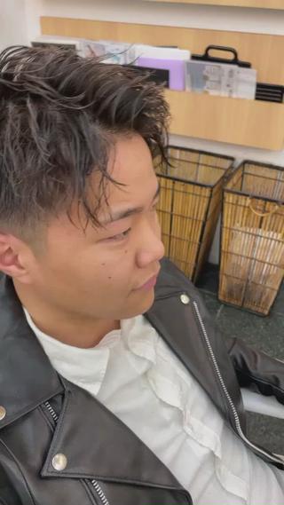 パーマ メンズ 💇🏻‍♂️パーマ ニキ✨本田龍斗のヘアスタイル