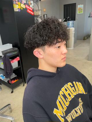 ショート パーマ メンズ メンズ専門サロン wokeのヘアスタイル