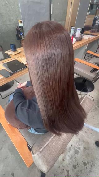 ロング 髪質改善 カラーJILLのヘアスタイル