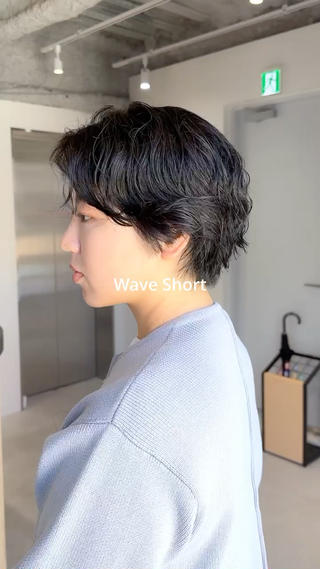 ショート くせ毛カット✂️ カワタ　豊島区大塚駅のヘアスタイル