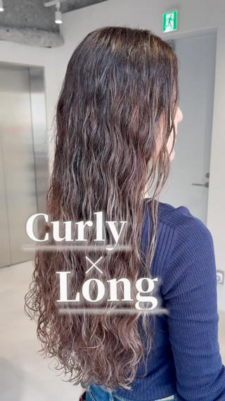 ロング くせ毛カット✂️ カワタ　豊島区大塚駅のヘアスタイル