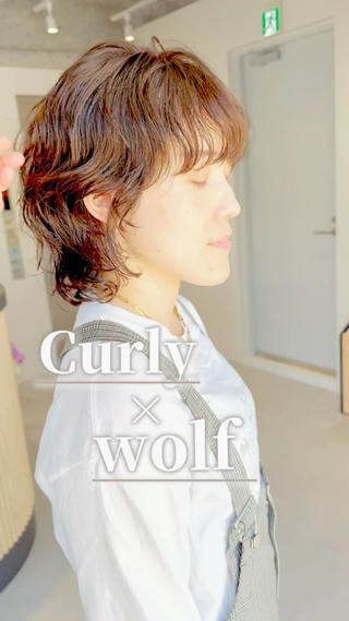 ミディアム くせ毛カット✂️ カワタ　豊島区大塚駅のヘアスタイル
