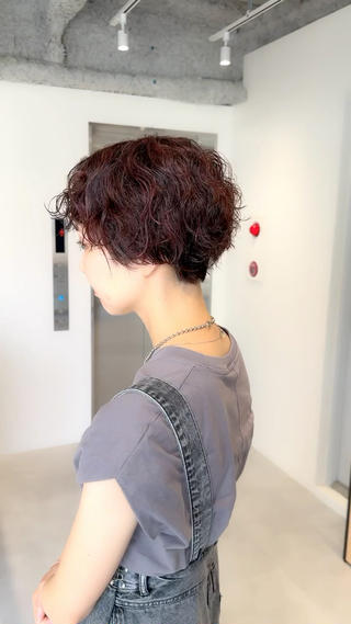 ショート くせ毛カット✂️ カワタ　豊島区大塚駅のヘアスタイル
