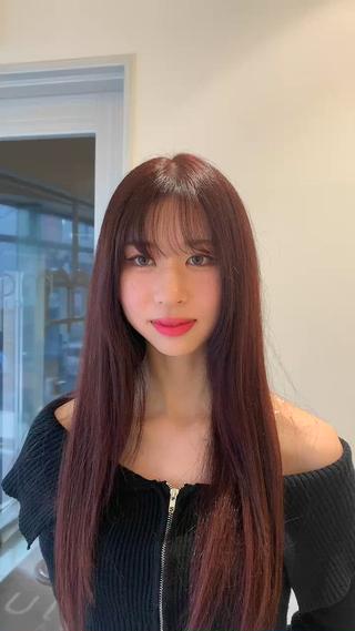 韓国レイヤー🪽 耳ツボジュエリーのヘアスタイル