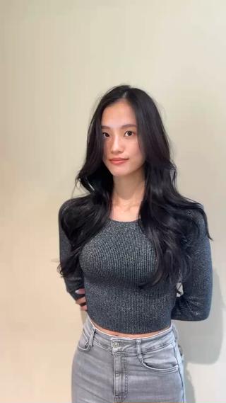 ロングレイヤー色気 