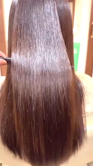 ロング カラー 髪質改善 pulirのヘアスタイル