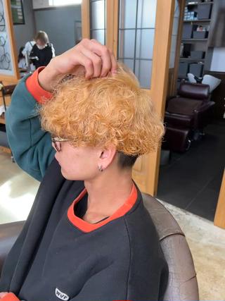 カラー パーマ メンズ 大谷 貴裕のヘアスタイル