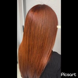 ロング カラー theF___ yukoのヘアスタイル