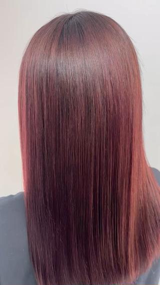 セミロング カラー theF___ yukoのヘアスタイル