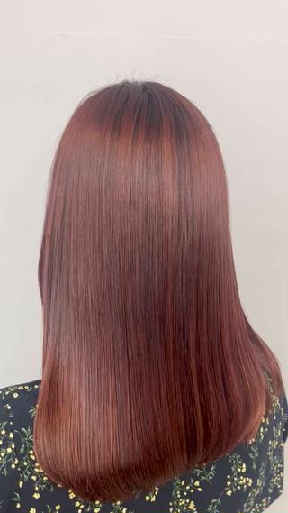 ロング カラー theF___ yukoのヘアスタイル