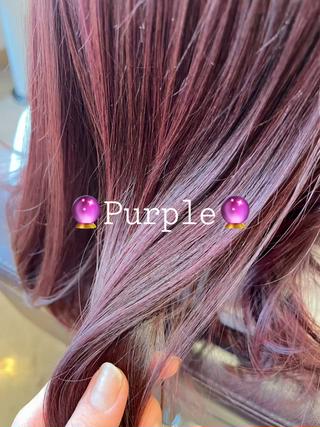 ダメージレスストレート×艶カラー