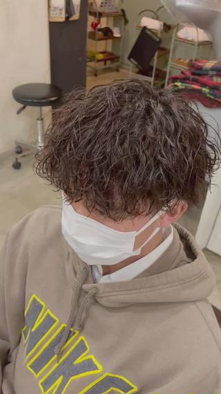 波巻きツイストパーマver 