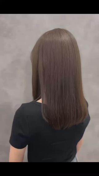 セミロング カラー 透明感カラー/ ブリーチ無し/RYOのヘアスタイル