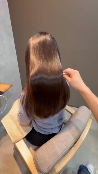 セミロング ✨NEW OPEN/ 美髪矯正/山田千里✨のヘアスタイル