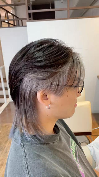 ケアブリーチでつくるツヤツヤのシルバーカラー♪ 