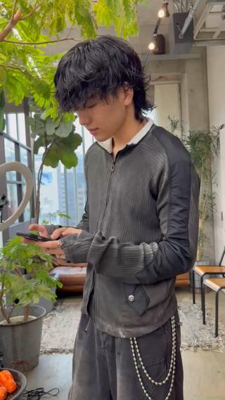 パーマ メンズ あずまりんの/メンズ /ブリーチ特化のヘアスタイル