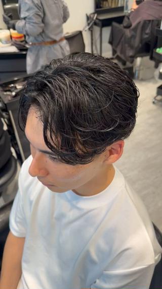 ミディアム パーマ メンズ メンズ特化👨 細谷碧海のヘアスタイル