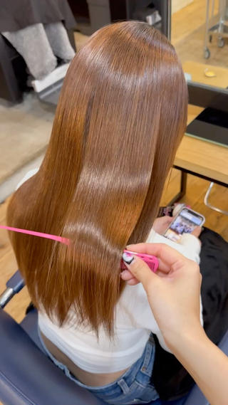 ロング 縮毛矯正＆髪質改善 特化/ゆいのヘアスタイル