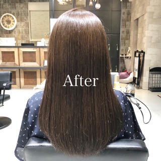 セミロング カラー レディースヘア💫 加藤たいが🐯のヘアスタイル