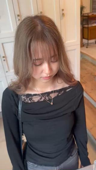 ブリーチ1回〜で出来るベージュカラー
気になるスタイルはお気に入り♡を押してカウンセリング時にご提示ください!