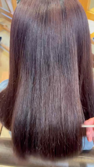 ロング カラー RINNO🌷艶髪/ 艶カラー/縮毛矯正のヘアスタイル