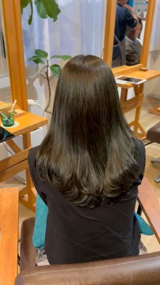 ロング カラー RINNO🌷艶髪/ 艶カラー/縮毛矯正のヘアスタイル