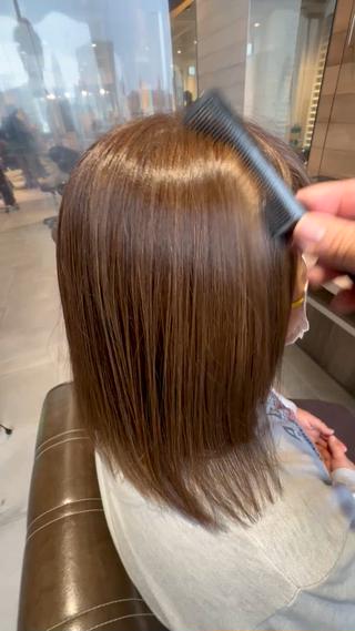 ミディアム EARTH 志木店のヘアスタイル