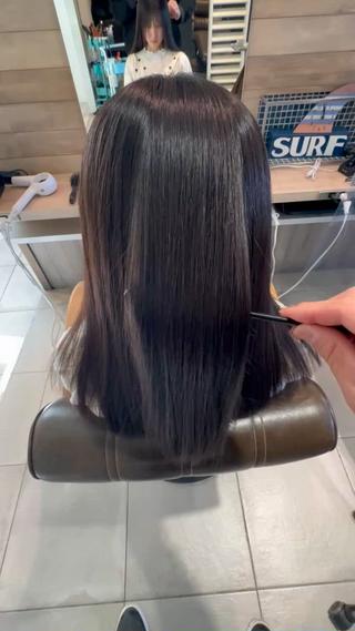 セミロング EARTH 志木店のヘアスタイル