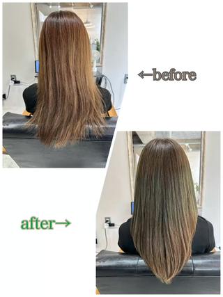 セミロング 福西晃希 【艶髪・髪質改善】のヘアスタイル