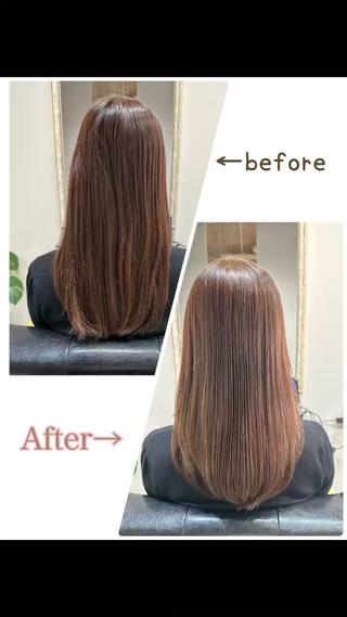 ミディアム カラー 福西晃希 【艶髪・髪質改善】のヘアスタイル