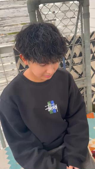 ショート パーマ メンズ メンズ特化サロン ユウヘイのヘアスタイル