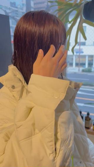 ミディアム パーマ SIKI yuuna レイヤーカット🪽のヘアスタイル