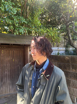 生活に溶け込むメンズボブパーマ。