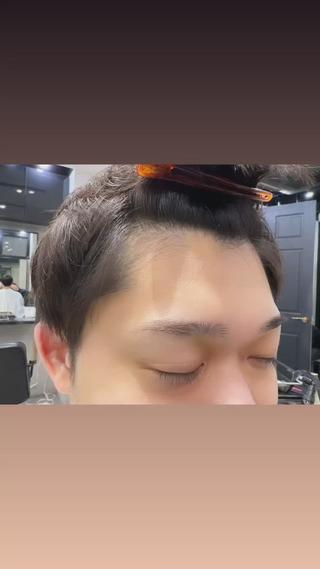 ショート メンズ アイブロウ SALOWIN所属・半個室メンズ カット🥕羽鳥淳妃のヘアスタイル