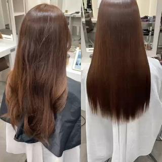 ロング 美髪矯正特化美容師✨ あんりのヘアスタイル