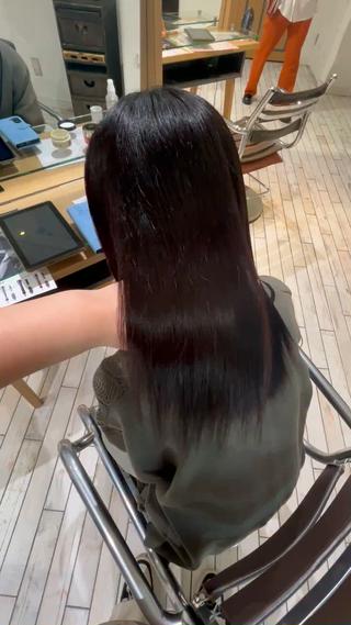 髪質改善カラー 