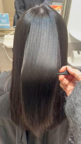 ロング 🎀縮毛矯正/カラー モデル募集ハルナ🎀のヘアスタイル