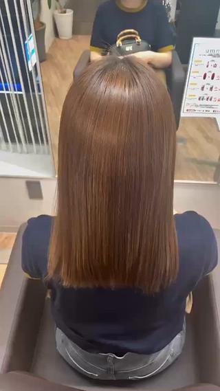 セミロング 堀川 なつみのヘアスタイル