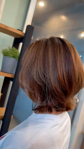 #レイヤー#ミディアムレイヤー#レイヤーカット#レイヤースタイル#ハイライト#ブリーチ