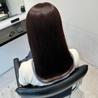ロング 縮毛矯正/髪質改善 コヤマのヘアスタイル