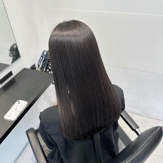 ロング 縮毛矯正/髪質改善 コヤマのヘアスタイル