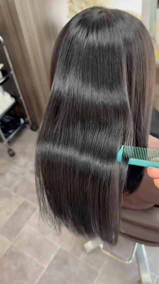 ロング 縮毛矯正/髪質改善 コヤマのヘアスタイル