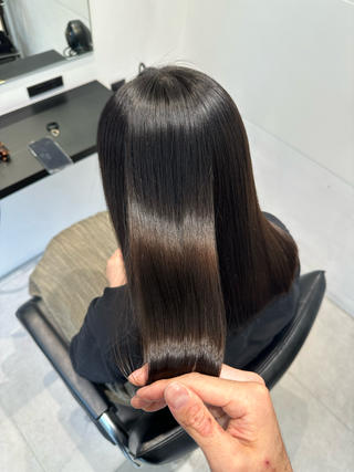 ロング 縮毛矯正/髪質改善 コヤマのヘアスタイル