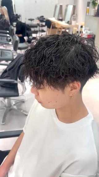 ショート ツイスパ/シャドウ 矢吹俊大郎のヘアスタイル