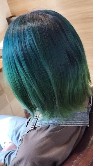 ブルーグリーングラデーション 