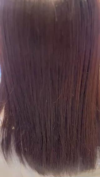 セミロング 佐藤 佳奈のヘアスタイル