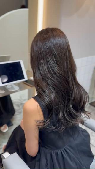 髪質改善カラー＋韓国風カット＋Aujua6stepトリートメント

#髪質改善#ダブルカラー#前髪#ハイライト#韓国ヘア 