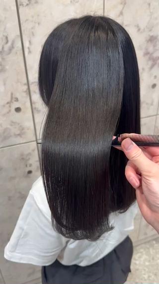 髪質改善カラー＋韓国風カット＋Aujua6stepトリートメント

#髪質改善#ダブルカラー#前髪#ハイライト#韓国ヘア 