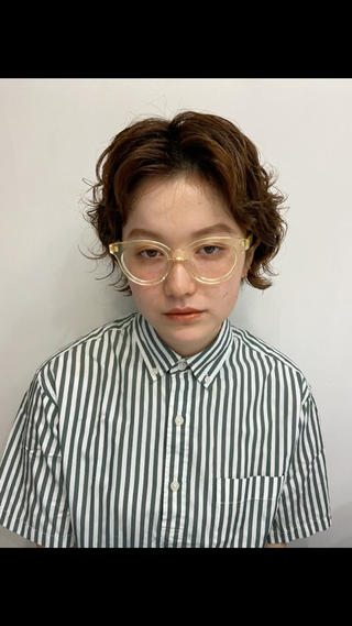 ミディアム パーマ ブルーモスクTOKYO所属・🌿ブルーモスク TOKYO🌿のヘアスタイル