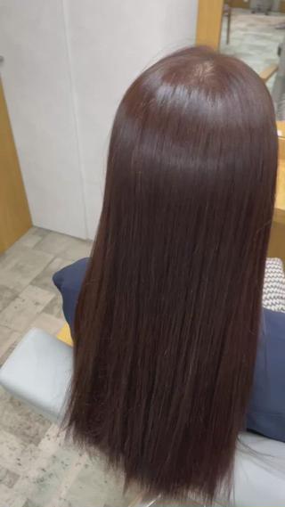 ロング カラー パーマ 髪質改善🌸縮毛矯正 専門家💖後藤のヘアスタイル